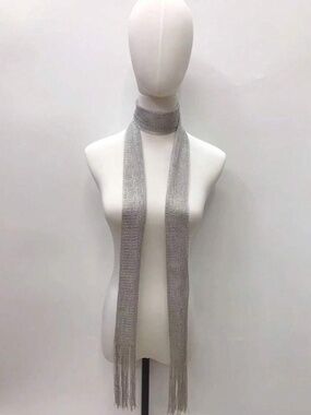 Silver sparkle scarf